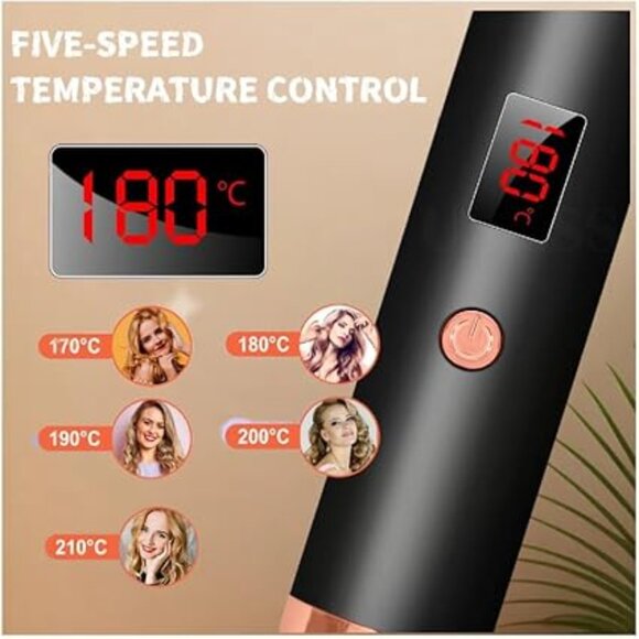 Beauty Thermal Brush 3-in-1 Pro Negative Ion Two PTC Heaters Thermal Brush - Picture 4 of 8